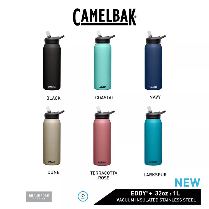 CamelBak eddy+ 20 oz Water Bottle, Insulated Stainless Steel - Over The  Edge
